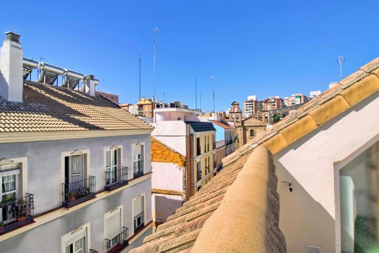 Ferienwohnung Atico Con Terraza Privada En Malaga Centro Exterior foto