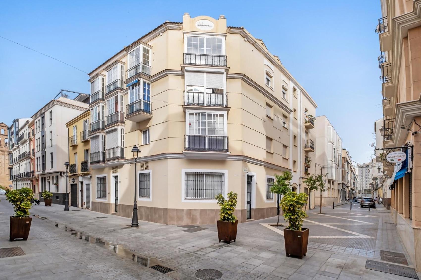 Ferienwohnung Atico Con Terraza Privada En Malaga Centro Exterior foto